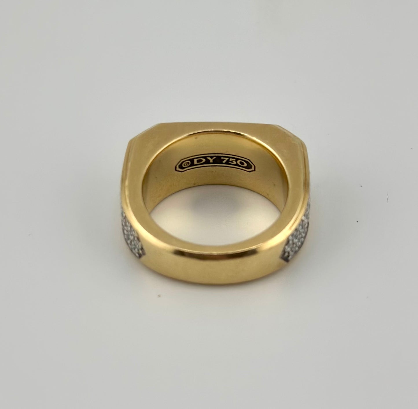 David Yurman 18K Roman Signet Ring