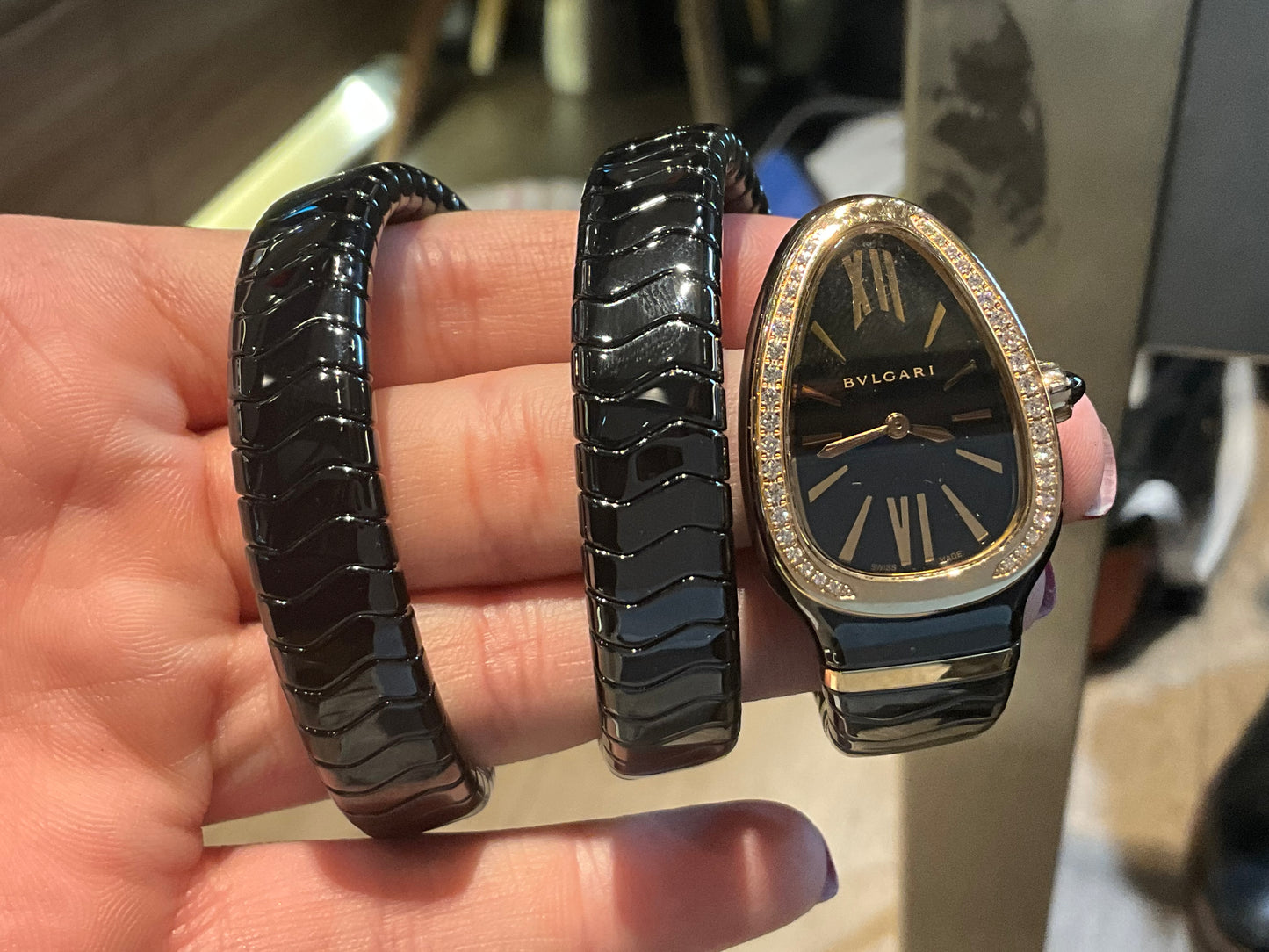 Black Bulgari Serpenti