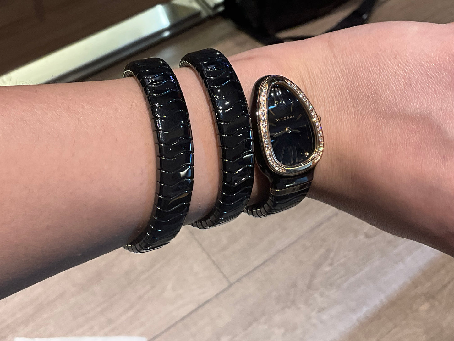 Black Bulgari Serpenti